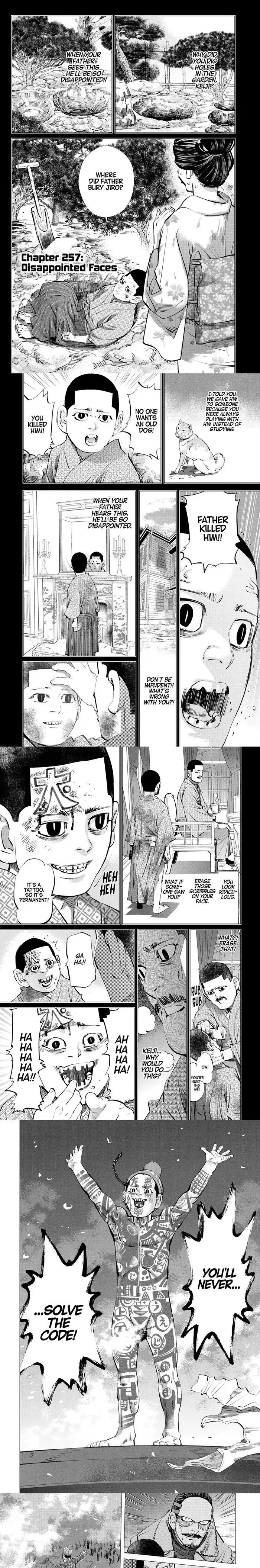 Golden Kamuy Chapter 257 image 1_optimized